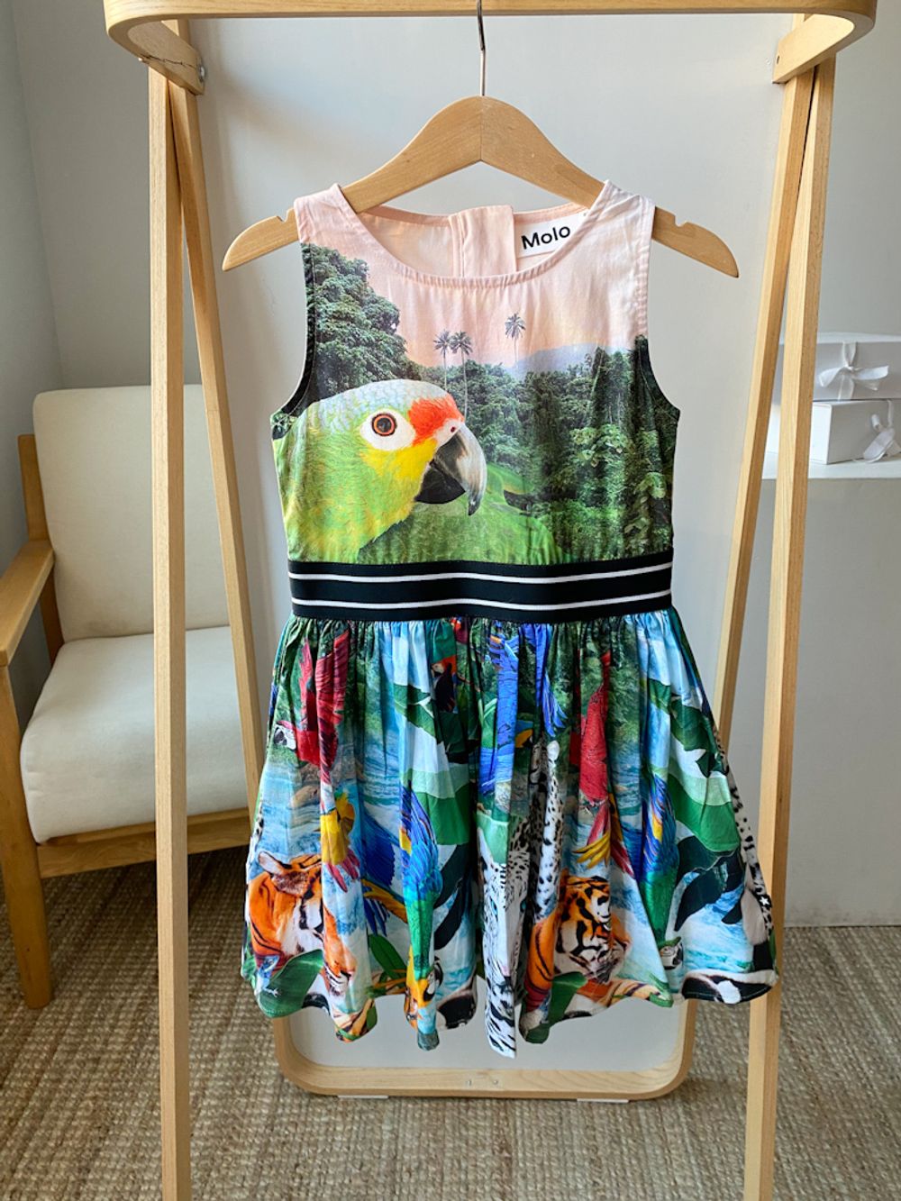 Новое хлопковое платье Molo, 104