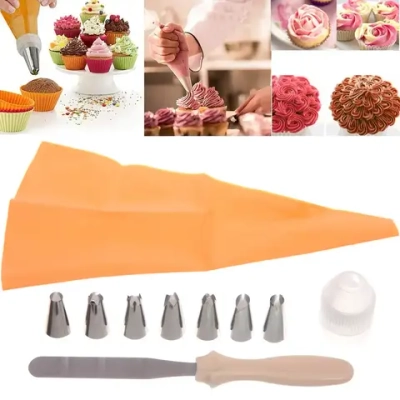 Набор кулинарный 4в1 (лопатка кондитерская, кондитерский мешок,насадки)