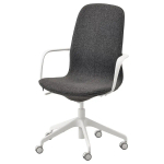 Офисный стул - IKEA LÅNGFJÄLL/LANGFJALL, 68x68x104см, черный, ЛОНГФЬЕЛЛЬ ИКЕА