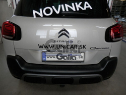 Фаркоп оцинкованный Galia C073C для Citroen C3 Aircross 2018-(паспорт и сертификат в комплекте)(без электрики)