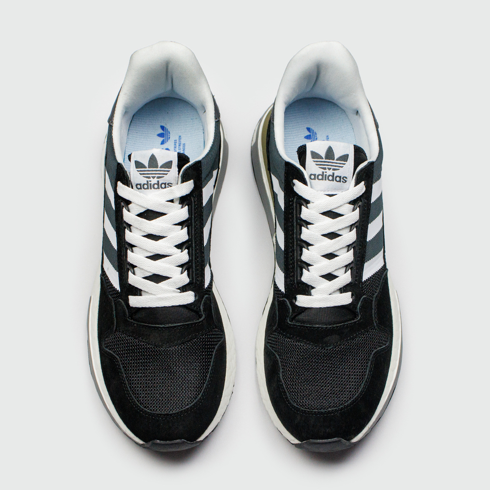 Кроссовки Adidas ZX 500 Boost Black / White Str