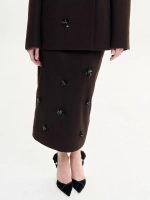 Юбка MORNING DEW, коричневый