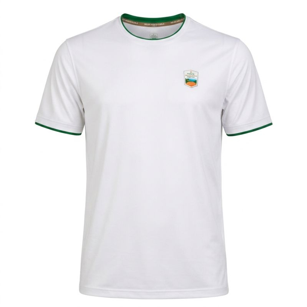 Теннисная футболка Monte-Carlo Rolex Masters Patch & Print - white