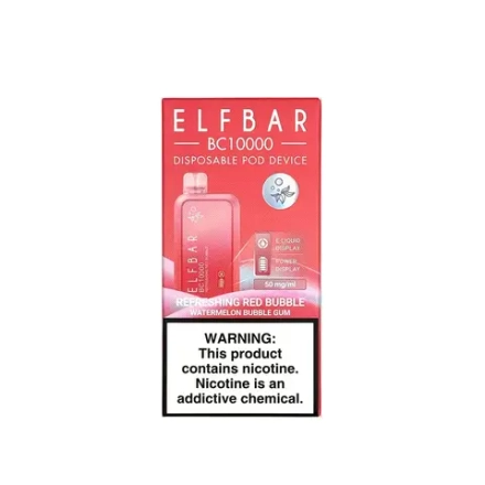 ELF BAR BC10000 PH - Refreshing Red Bubble | Watermelon Bubble Gum (5% nic)