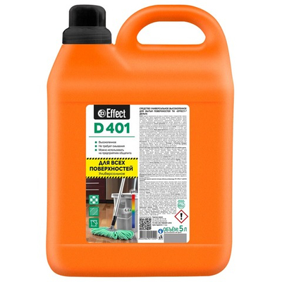Профессиональное моющее высокопенное средство (дезинфектор, ежедн. уборка) Effect Delta 401 5 л