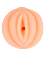 Телесный мастурбатор-вагина с эрекционными кольцами в комплекте (Цвет: телесный)