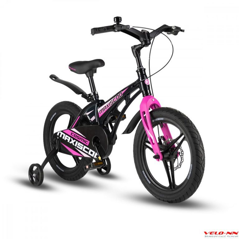 Велосипед 16 Maxiscoo COSMIC Deluxe ,Черный Жемчуг (2024)