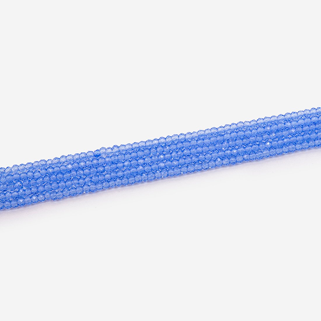 Хрустальные бусины, оттенок "Голубой", 2,3*1,5мм, мини-рондель
