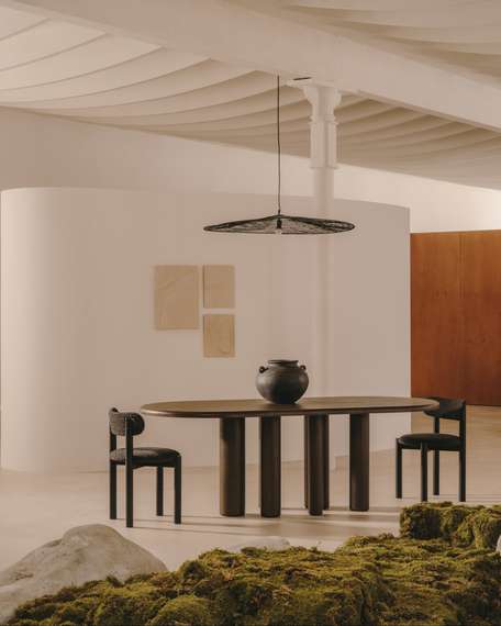 Makai Металлический подвесной светильник с черной отделкой Ø 100 см