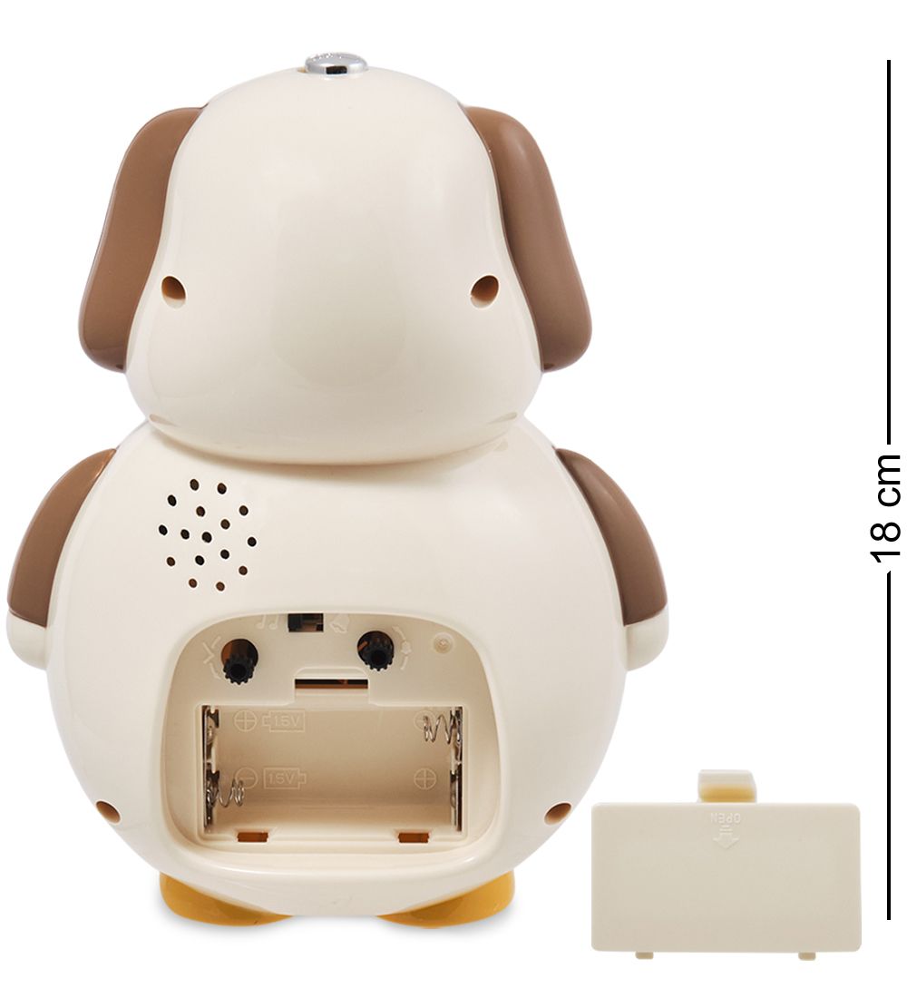 GAEM Art CL-76/1 Будильник «Собачка» молочный