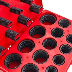 Кольца уплотнительные резиновые маслобензостойкие, 386пр. (метрические) RockForce##Rock FORCE RF-727