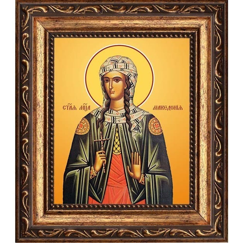 Македония Смирнская мученица. Икона на холсте.