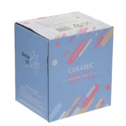 GAEM Кружка с ложкой на подставке, 290 мл, L12 W9 H7,5 см