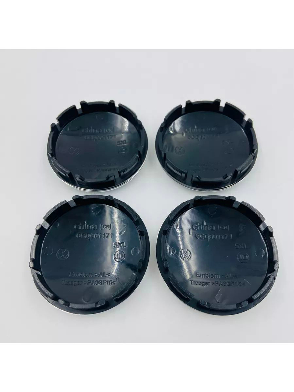 Колпачки на литые диски с эмблемой Volkswagen 56 мм 4 шт