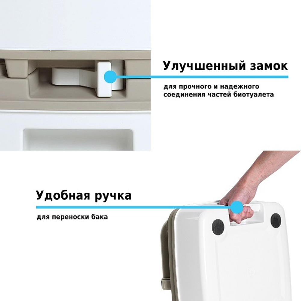 Биотуалет Lupmex 79112 12л с индикатором