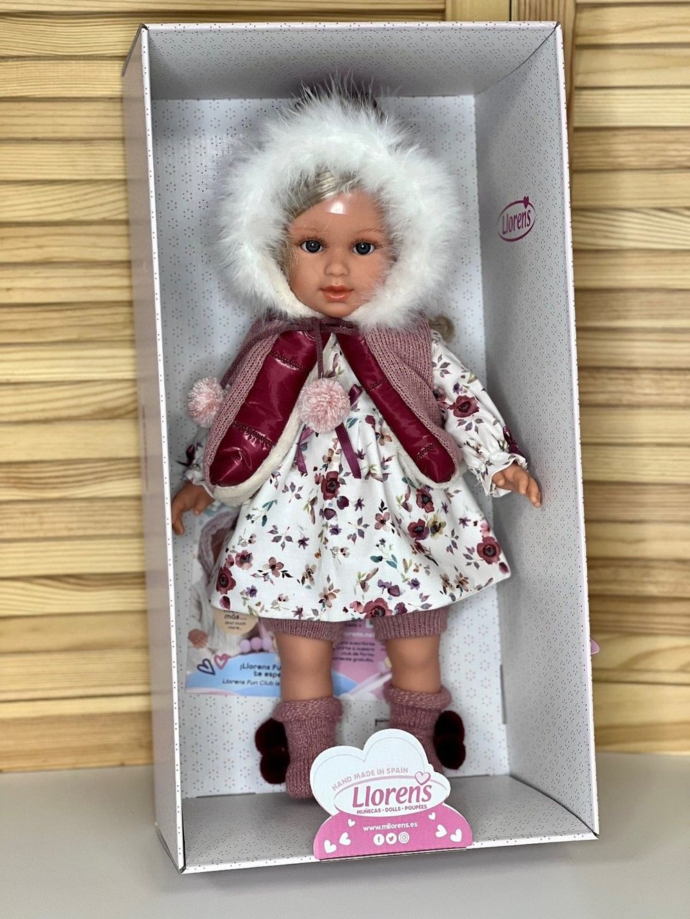 Кукла Llorens мягконабивная 35см Lucia (54037)