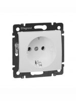 Розетка 1-я с з/к Legrand Valena Classic белая 774420
