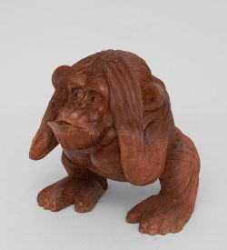 Decor and Gift 15-071 Статуэтка «Обезьяна - «Не слышу» 20 см суар