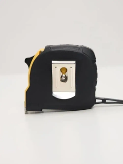 Рулетка строительная измерительная, 5 м х 19 мм, две кнопки фиксации