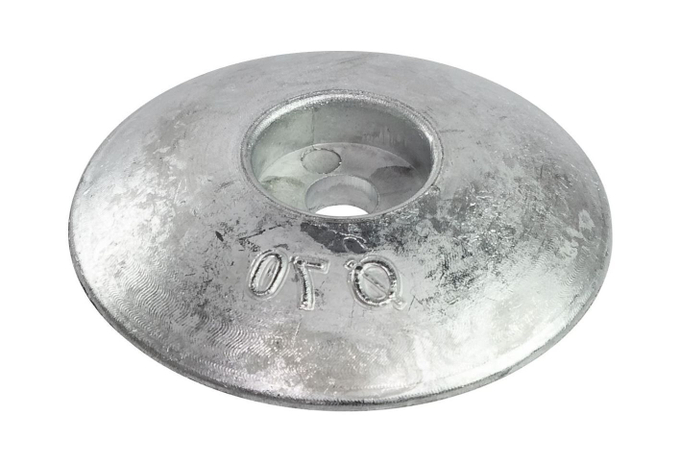 Анод цинковый для транцевых плит, D70 мм