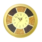 Часы наст. круглые Специи цв. зол. d=29см