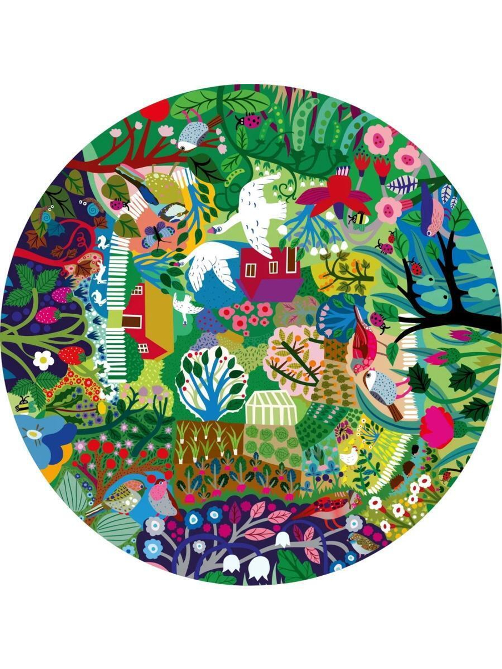 Пазл круглый 500эл. "Чудный сад" 6+ (арт.P1005)