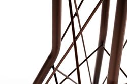 "Конте" интерьерный стол из HPL круглый Ø70см, цвет "дуб"