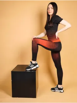 Леггинсы спортивные лосины тайтсы утягивающие пушап