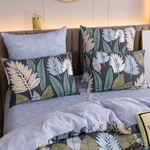 Комплект постельного белья Делюкс Сатин 100% хлопок на резинке LR455