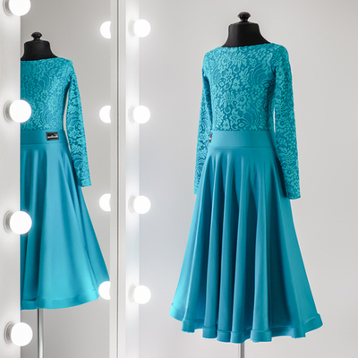 Gracia 7-01-02-A | Рейтинговое платье для спортивных бальных танцев | Vasileva Dance