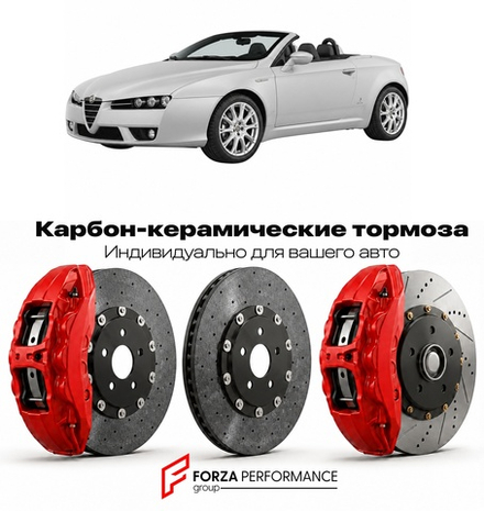 Карбон-керамическая тормозная система для Alfa Romeo Spider Type 939 2006-2010 Альфа Ромео