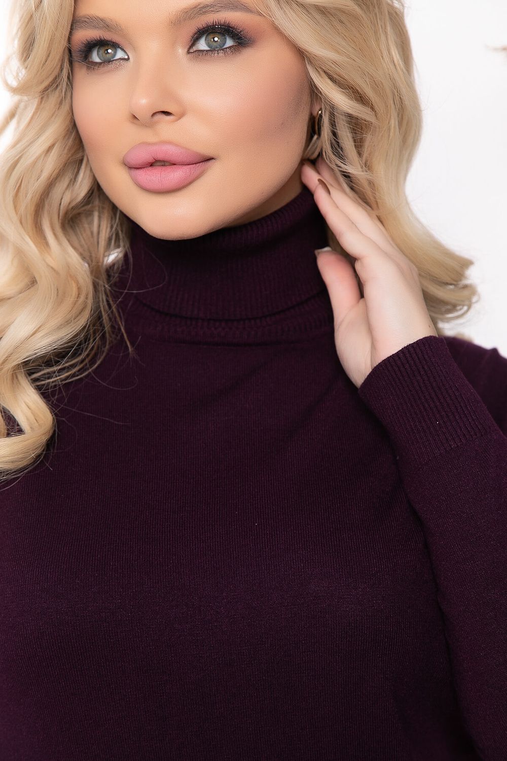 Водолазка Зимняя история (слива) Б14532-20М LT Collection