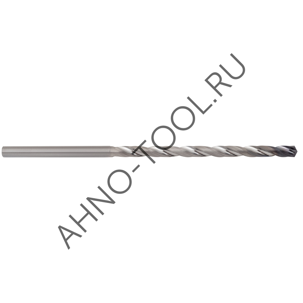 Сверло 4.0мм монолитное твердосплавное 12D с подводом СОЖ. SP-P801120400 VHM AHNO