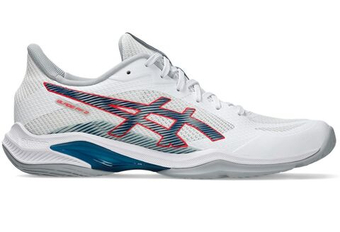 Мужские кроссовки для бадминтона/сквоша Asics Blade FF 2 - white/mako blue