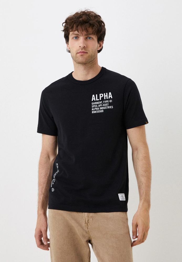 Футболка Alpha Industries Alpha Graphic Черная