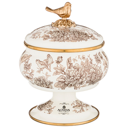 САХАРНИЦА LEFARD ЭМАЛИРОВАННАЯ НА НОЖКЕ 0,85Л