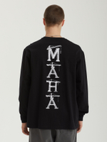 Мужской Лонгслив Maha Cranes Industrial Crane Letters Print