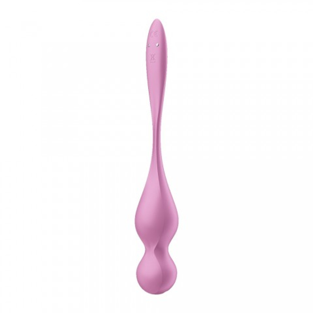 Тренажер для интимных мышц с вибрацией Satisfyer Love Birds 1 розовый (Connect App)