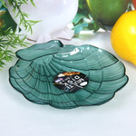 Тарелка пластиковая «Ракушка» 16*17см морская волна