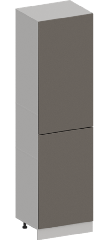 Кухня Модуль ШПХВ 600 Белый / Грей софт