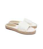 Босоножки ECRU DENIM FLAT SANDAL Tommy Hilfiger - белый(FW0FW07103)