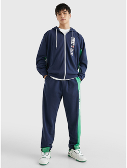 Худи на молнии Tommy Jeans Retro Logo Oversized Twilight Navy