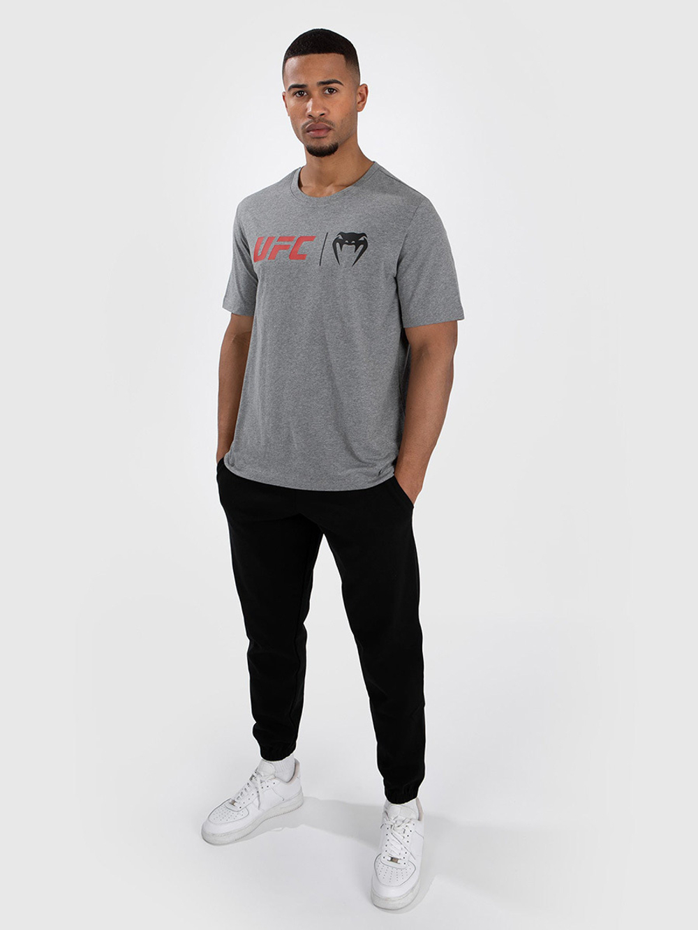 Футболка UFC Venum Classic Grey/Red