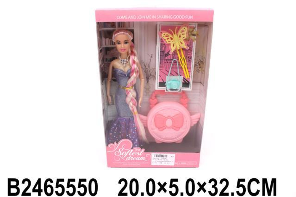 Кукла тип Модель с аксессуарами, коробка PZ020C2