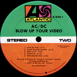 AC/DC / Blow Up Your Video (LP)
