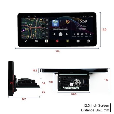 Магнитола для Mazda 6 2012-2014 - Redpower 85012XLM монитор 12.3" QLED в стиле Audi, Android 14, CarPlay, 4G SIM-слот