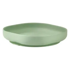 Тарелка из силикона Beaba Silicone Plate With Suction Cup Sage Green