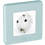 Розетка с заземлением со шторками 16А 250В белый Inspiria Legrand