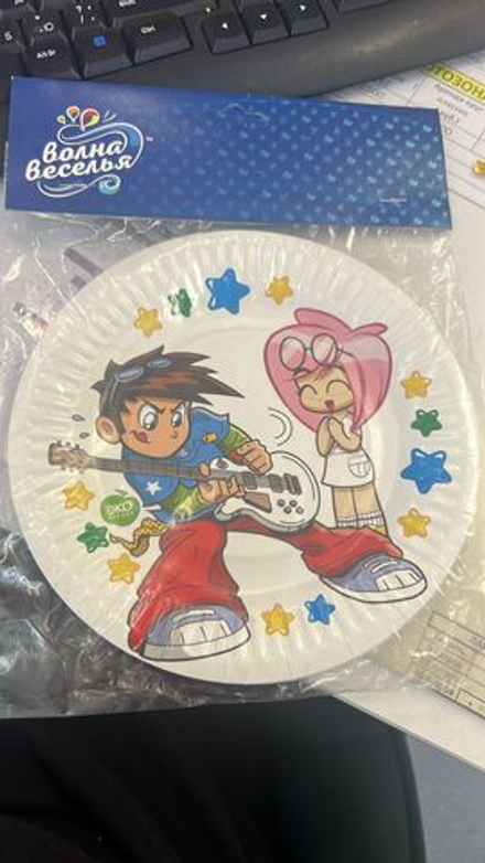 Тарелки Аниме Мейкер  18см 6шт.