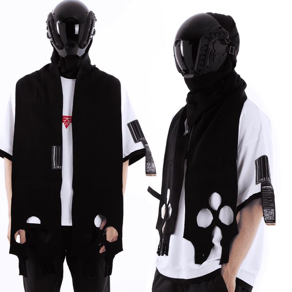 Шарф Nosebleed Two Distressed Logo черный - фото 2